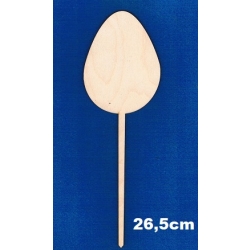 Jajko na patyku  h - 26,5cm  Wielkanoc